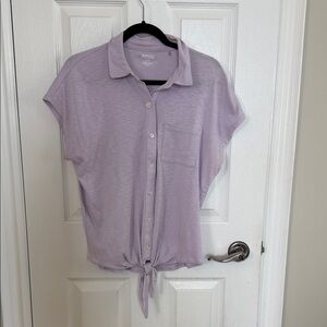 Buffalo David Bitton Lavender Button-Down Shirt